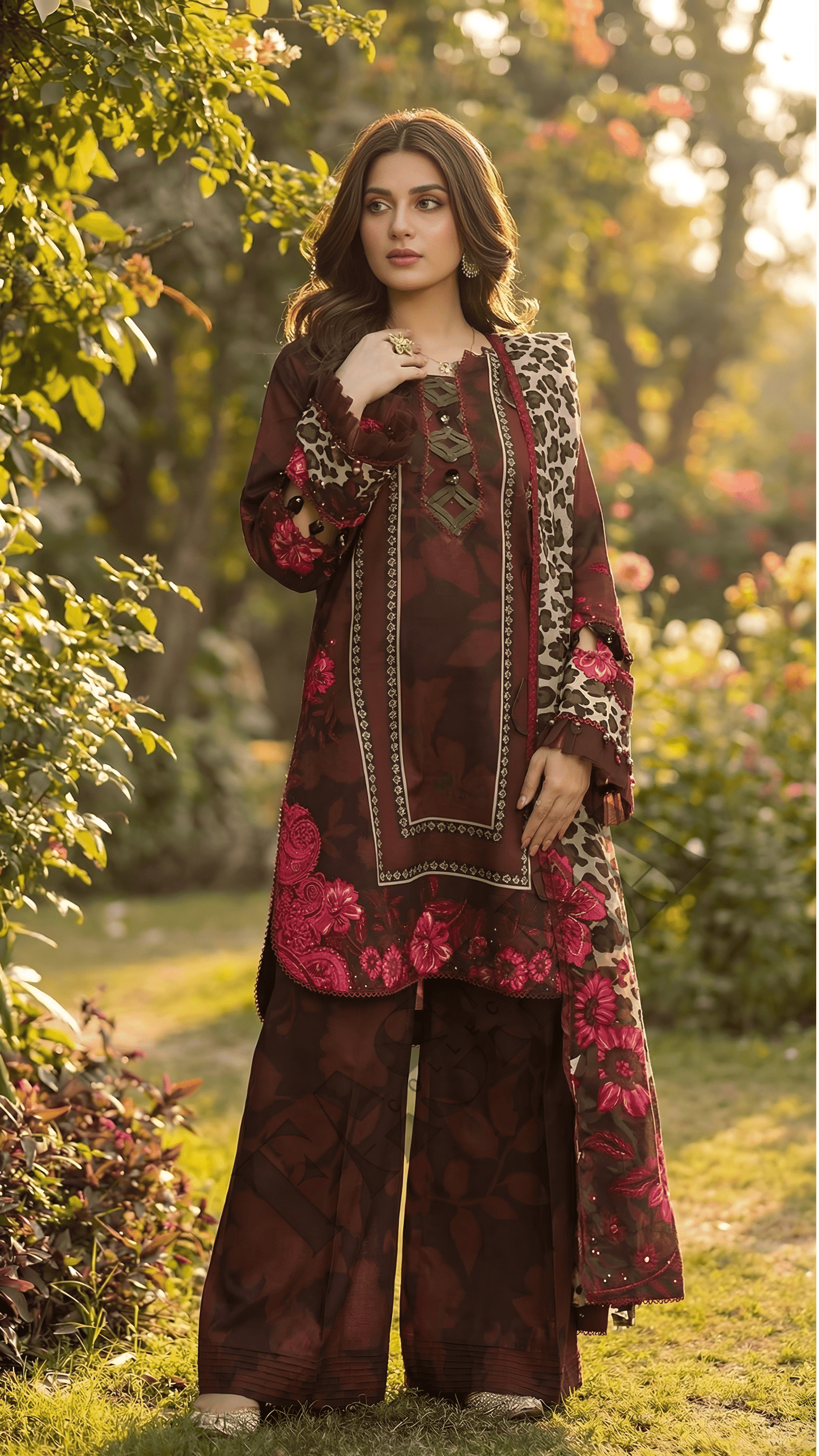 Charizma C-Prints Winter Khaddar 3PC Digital Printed Unstitched SuiT