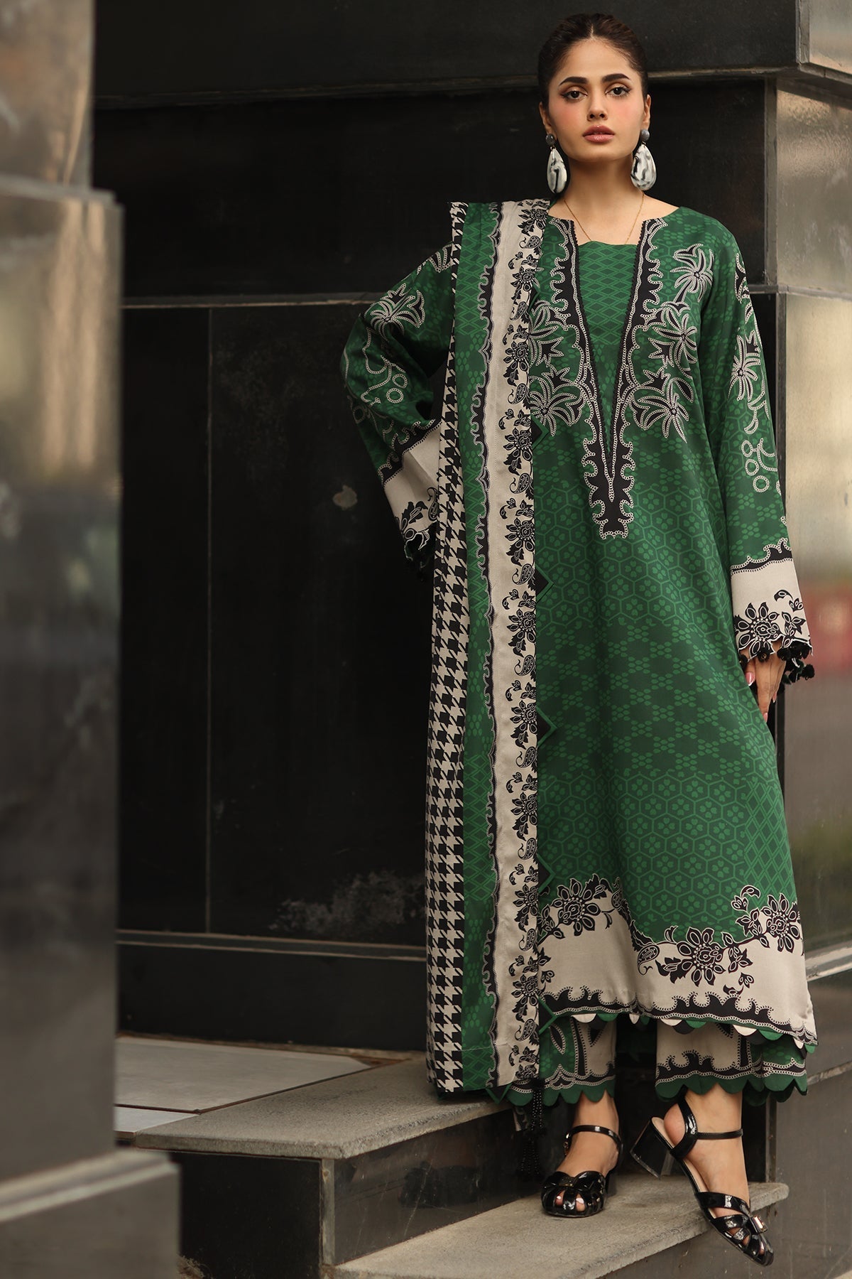 Charizma 3-Pc Unstitched Printed Khaddar Staple Collection