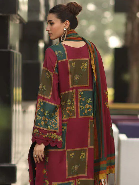 Charizma C-Print 3Pc Suit  Printed Linen (Unstitched)