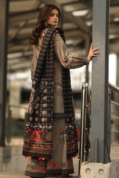 Charizma 3-Pc Unstitched Printed Khaddar Staple Collection