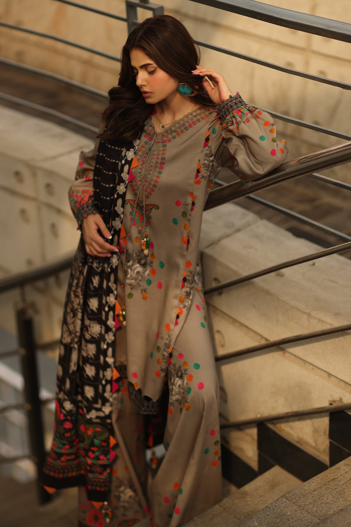 Charizma 3-Pc Unstitched Printed Khaddar Staple Collection