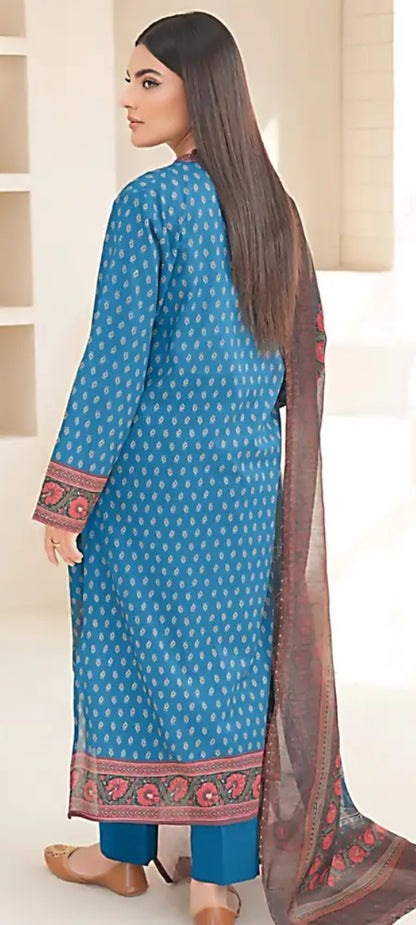 Fancy printed lawn shirt*
*Jacquard Fancy lawn dubata*
*Dyed lawn trouser