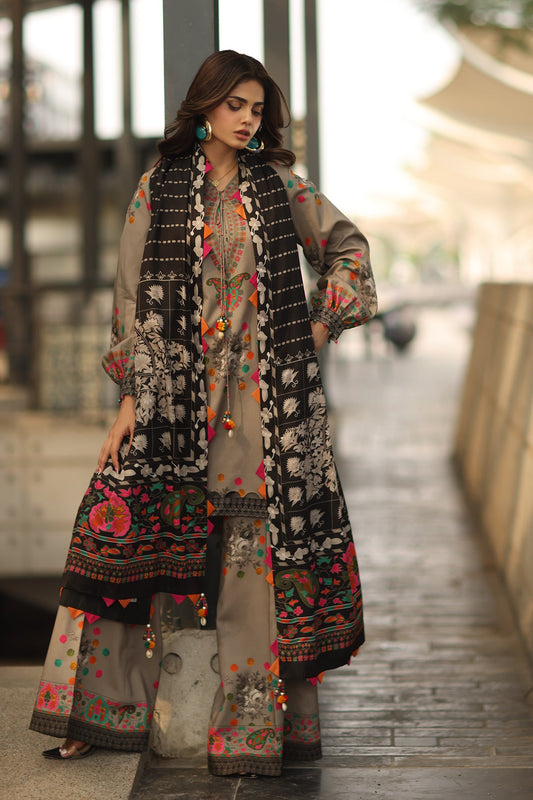 Charizma 3-Pc Unstitched Printed Khaddar Staple Collection