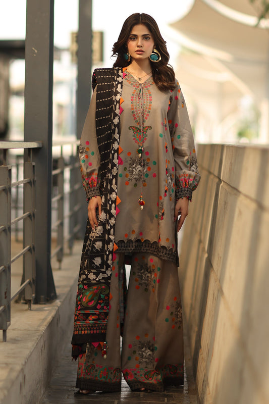 Charizma 3-Pc Unstitched Printed Khaddar Staple Collection